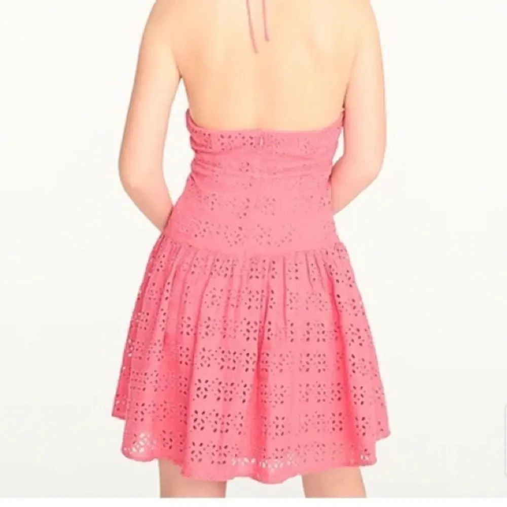 J Crew Anguilla Mini Halter Dress in Eyelet NWT - Picture 3 of 8
